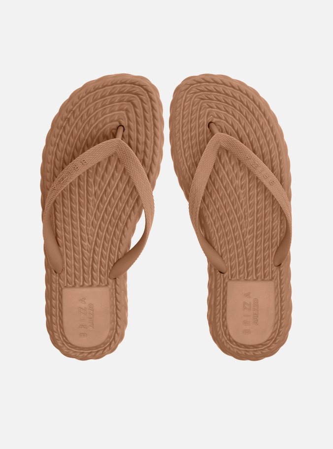Chinelo de Dedo Marrom Marrocos Flip Flop