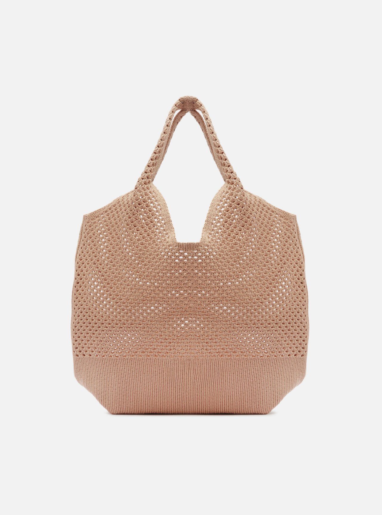 Bolsa Shopping Marrom Crochê Paulina Grande — foto 3