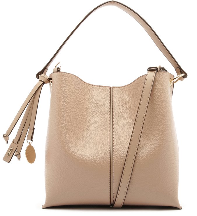 Bolsa Hobo Catarina Média Classic Nude