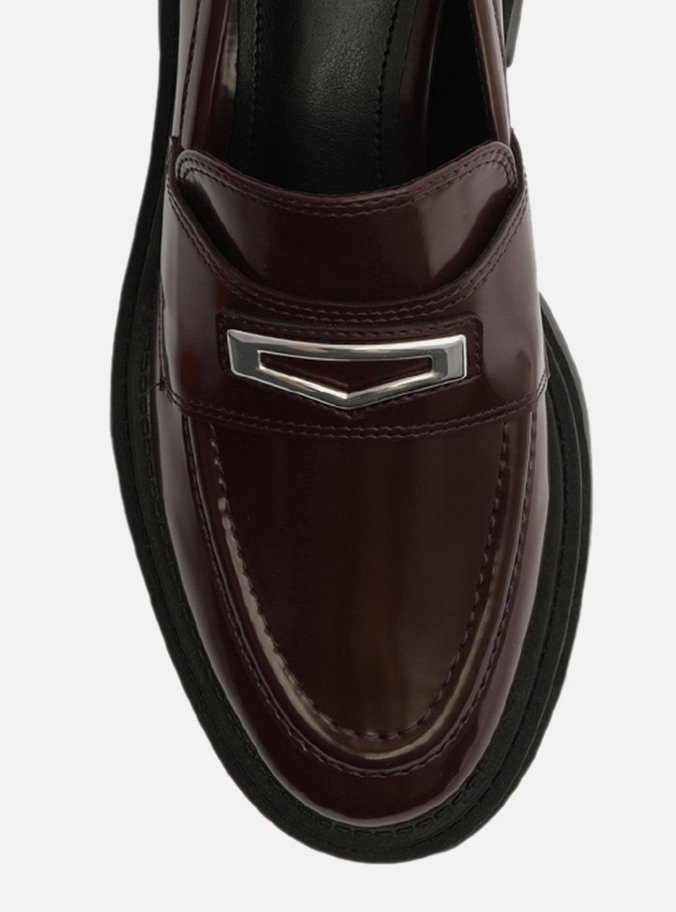 Mocassim Vinho Plataforma Livia