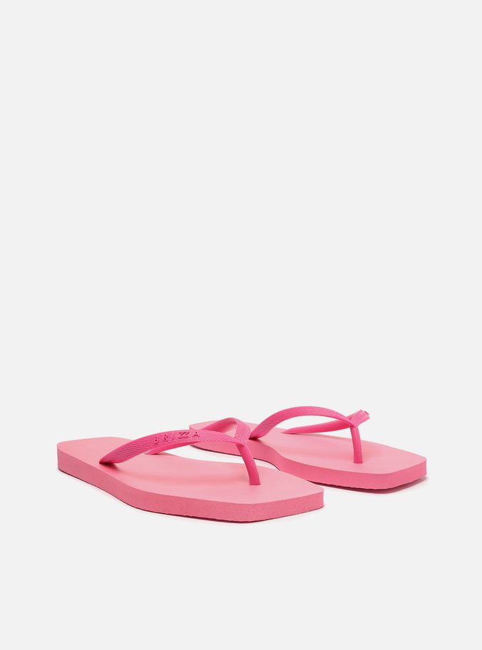 Chinelo de Dedo Rosa Básico Square Brizza