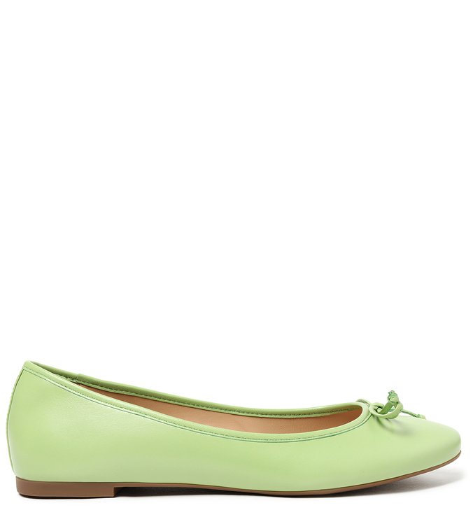 Sapatilha Verde Rasteira Laço Bambu Green