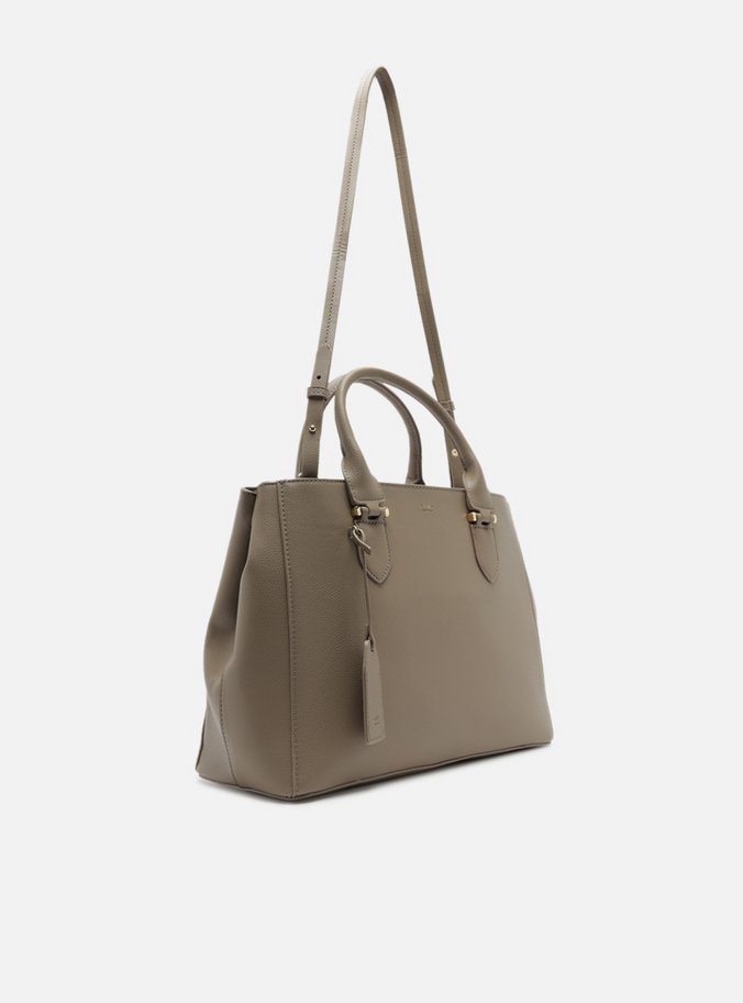 Bolsa Tote Cinza Grande
