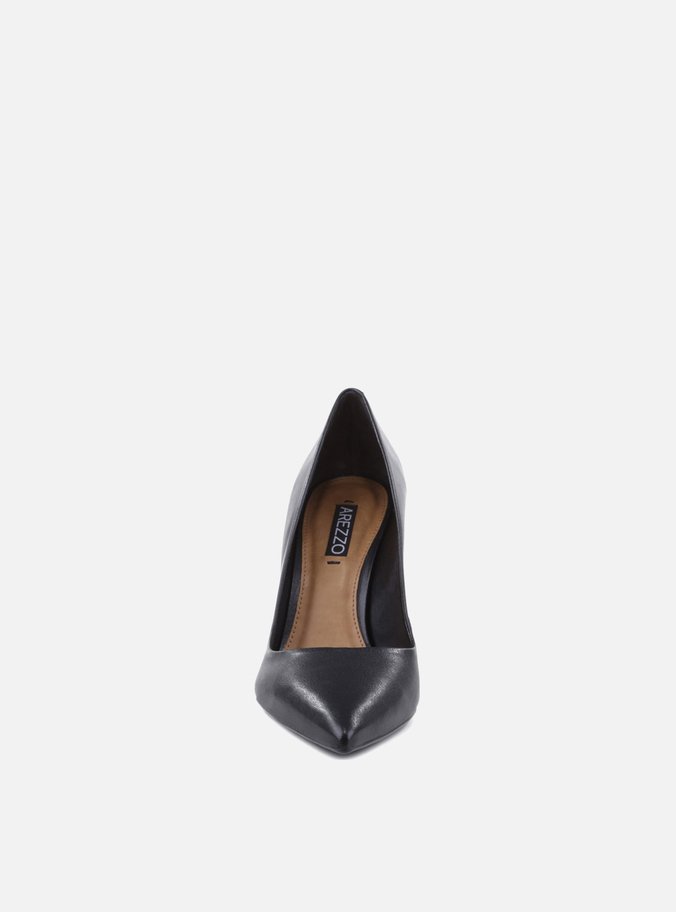 Scarpin Couro Preto