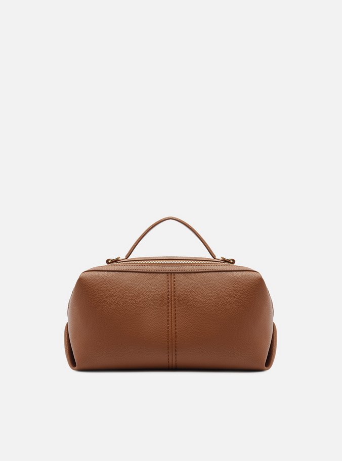 Bolsa Bowling Marrom Média Metais