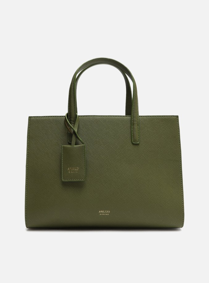 Bolsa Verde Musgo Tote Grande