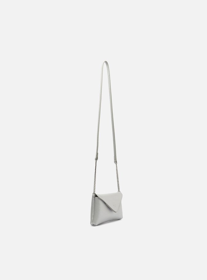 Bolsa Tiracolo Prata Giorno Pequena Envelope