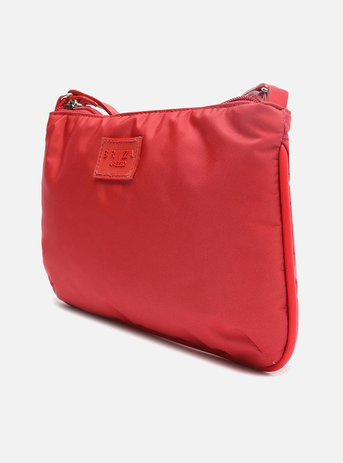 Clutch Vermelha Nylon Lizza Pequena Brizza