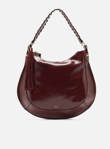 Bolsa Hobo Bordô Grande Barbicacho