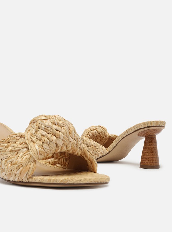 Mule Nude Aberta Bico Quadrado