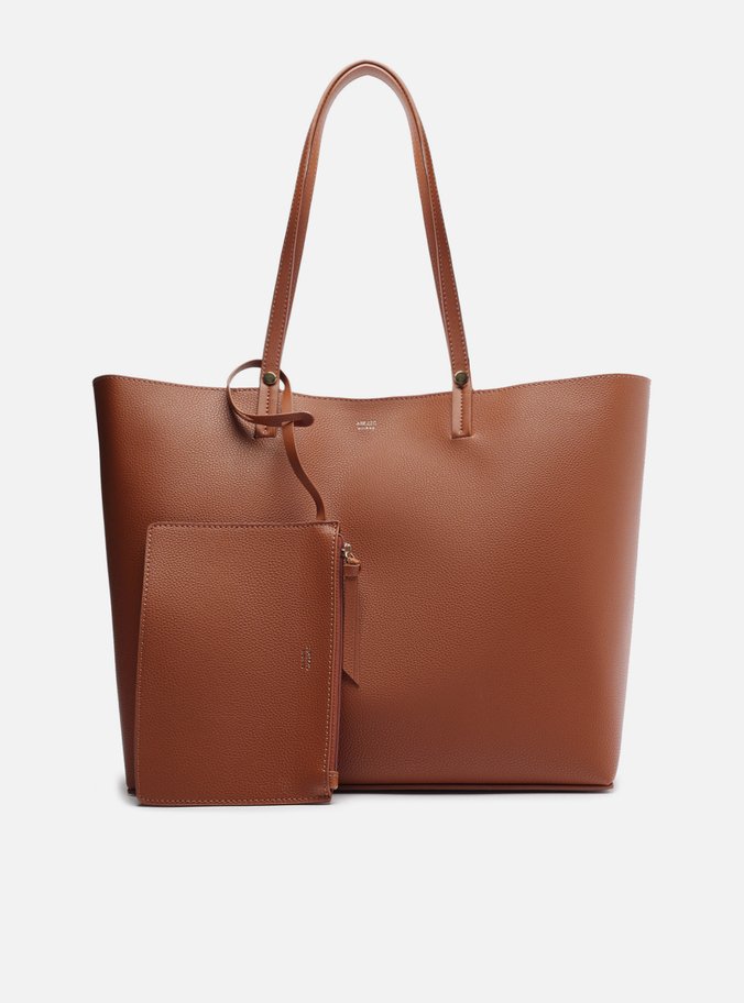Bolsa Shopping Marrom Grande