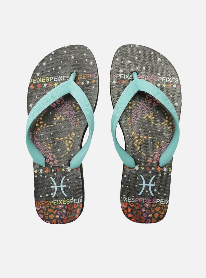 Chinelo de Dedo Azul Peixes Signos Brizza