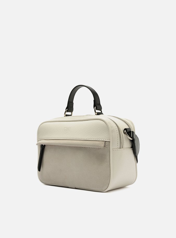 Bolsa Tiracolo Branca Prione Média Preta