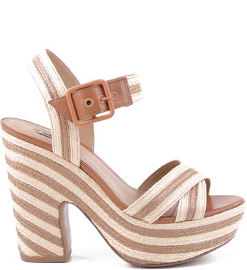 Plataforma Listras Cool Tan