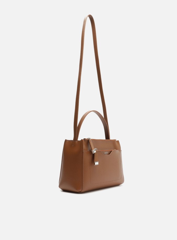 Bolsa Tote Marrom Camel Emilly Média