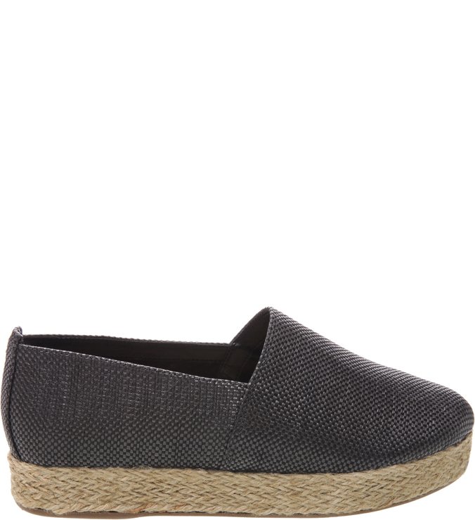 Alpargata Sisal Tecido Preto