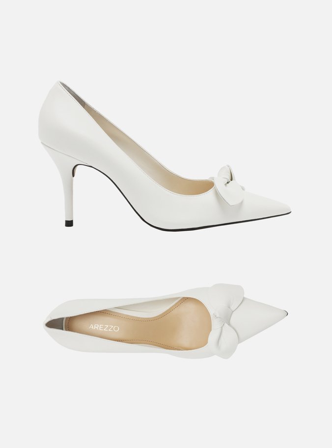 Scarpin Branco Salto Fino