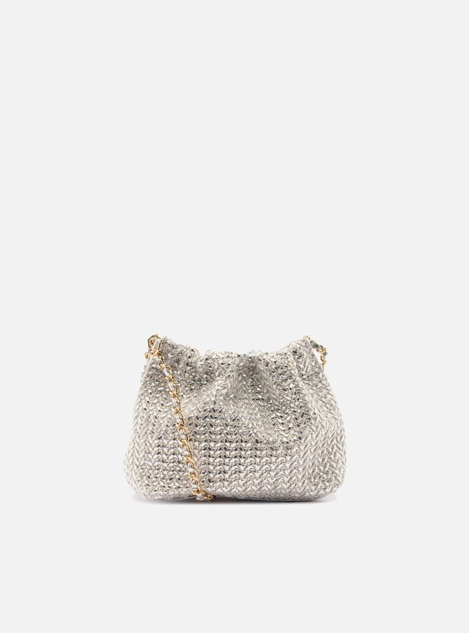 Bolsa Tiracolo Prata Trama Esther Pequena