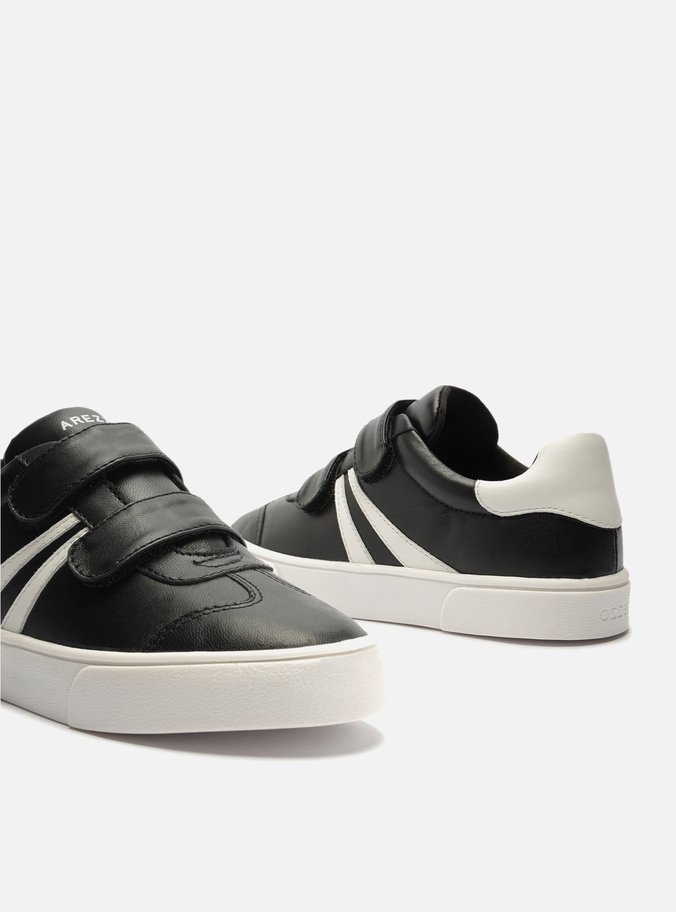 Tênis Infantil Preto Velcro Branco