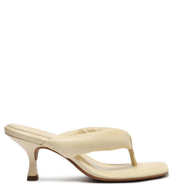 Sandália Off-White Salto Fino Flip-Flop
