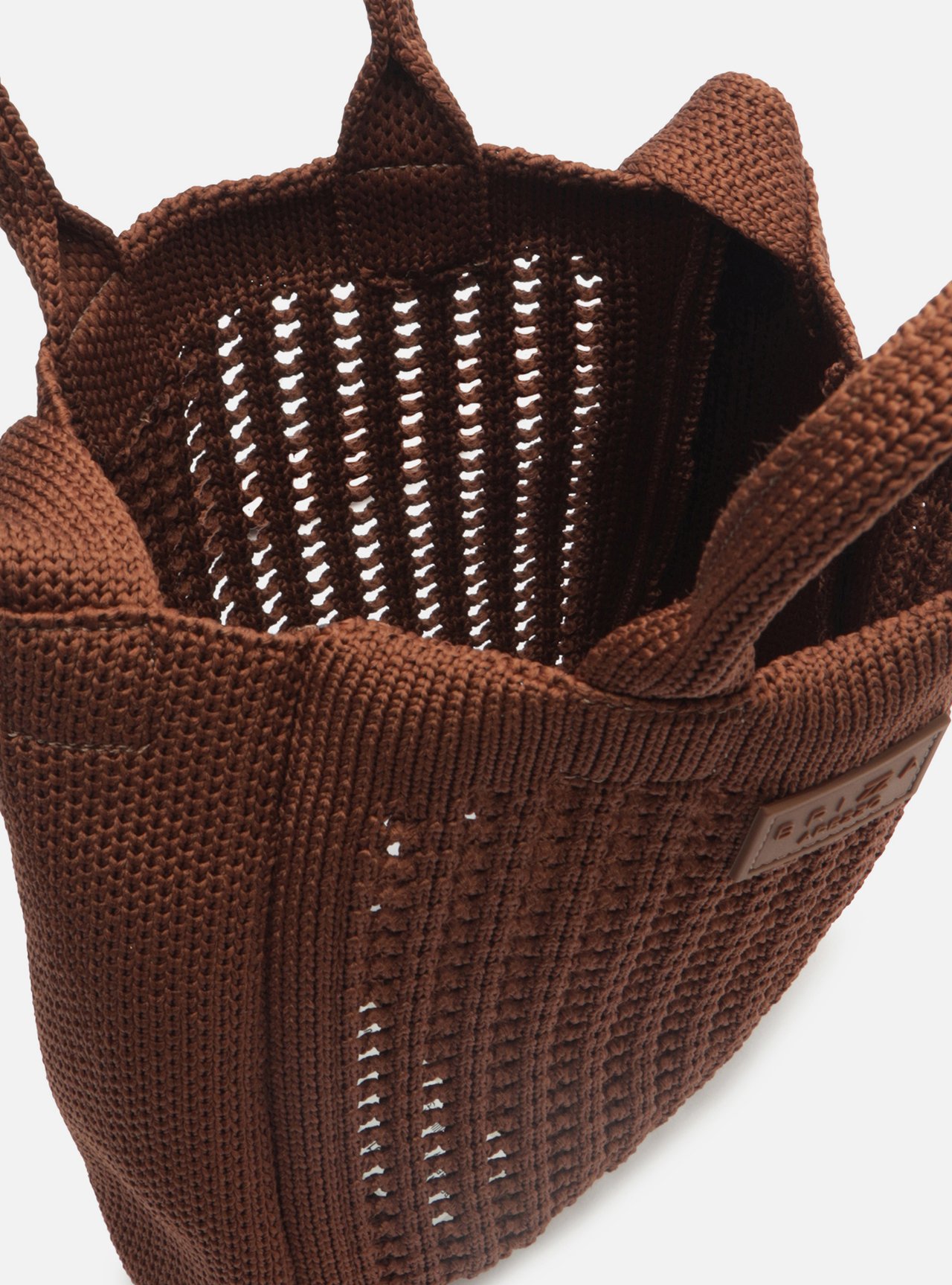 Bolsa Tote Marrom Coffee Mônaco Pequena — foto 4