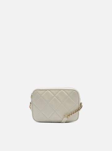 Bolsa Tiracolo Branca Couro Matelassê Gab Pequena