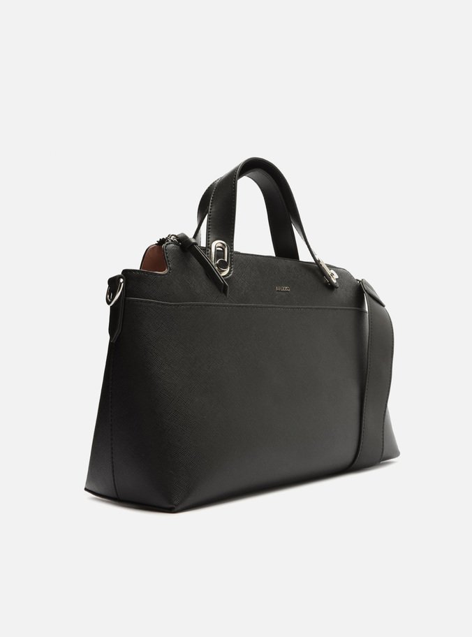Bolsa Tote Preta Grande Alça Larga
