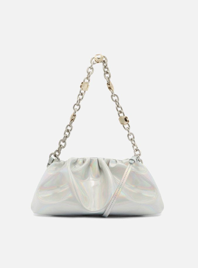 Bolsa Tiracolo Prateada Vicky Pequena