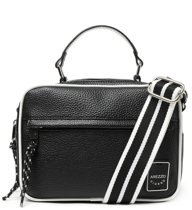 Bolsa Tiracolo Preta Média Arezzo Action