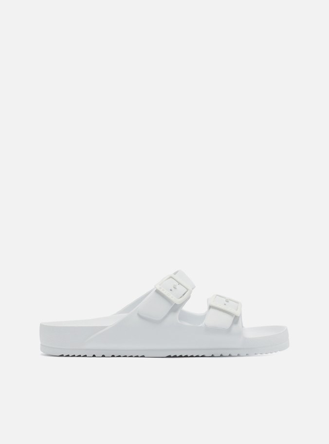 Slide Branca Flatform Tiras Brizza