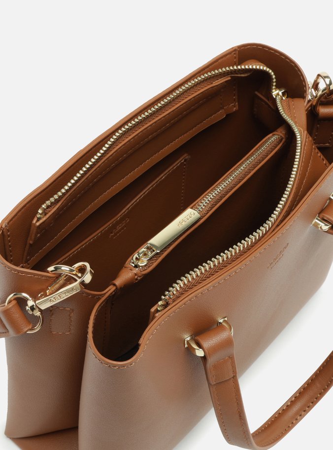 Bolsa Tote Marrom Média Básica