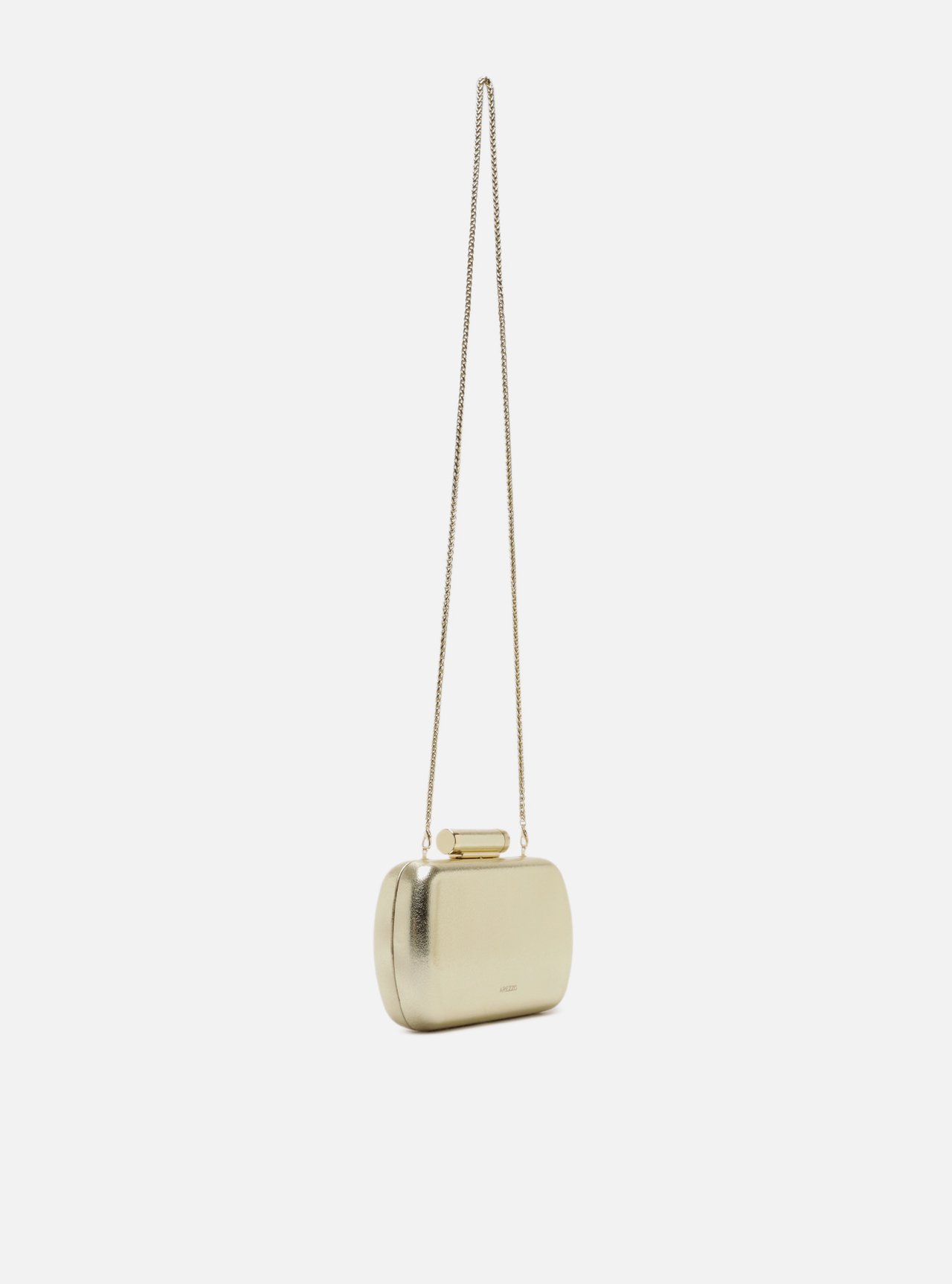 Bolsa Tiracolo Dourada Pequena Corrente Barbicacho — foto 5