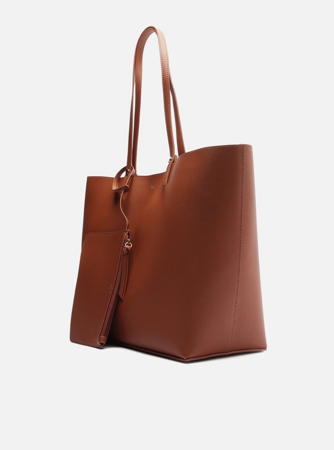 Bolsa Shopping Marrom Grande