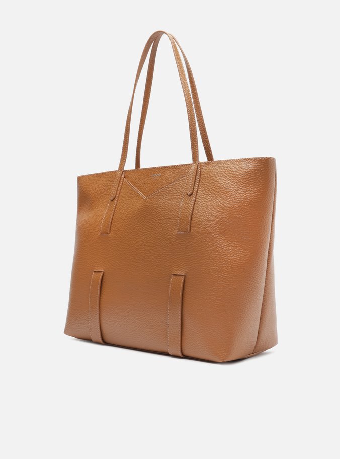 Bolsa Shopping Marrom Carol Grande Tiras