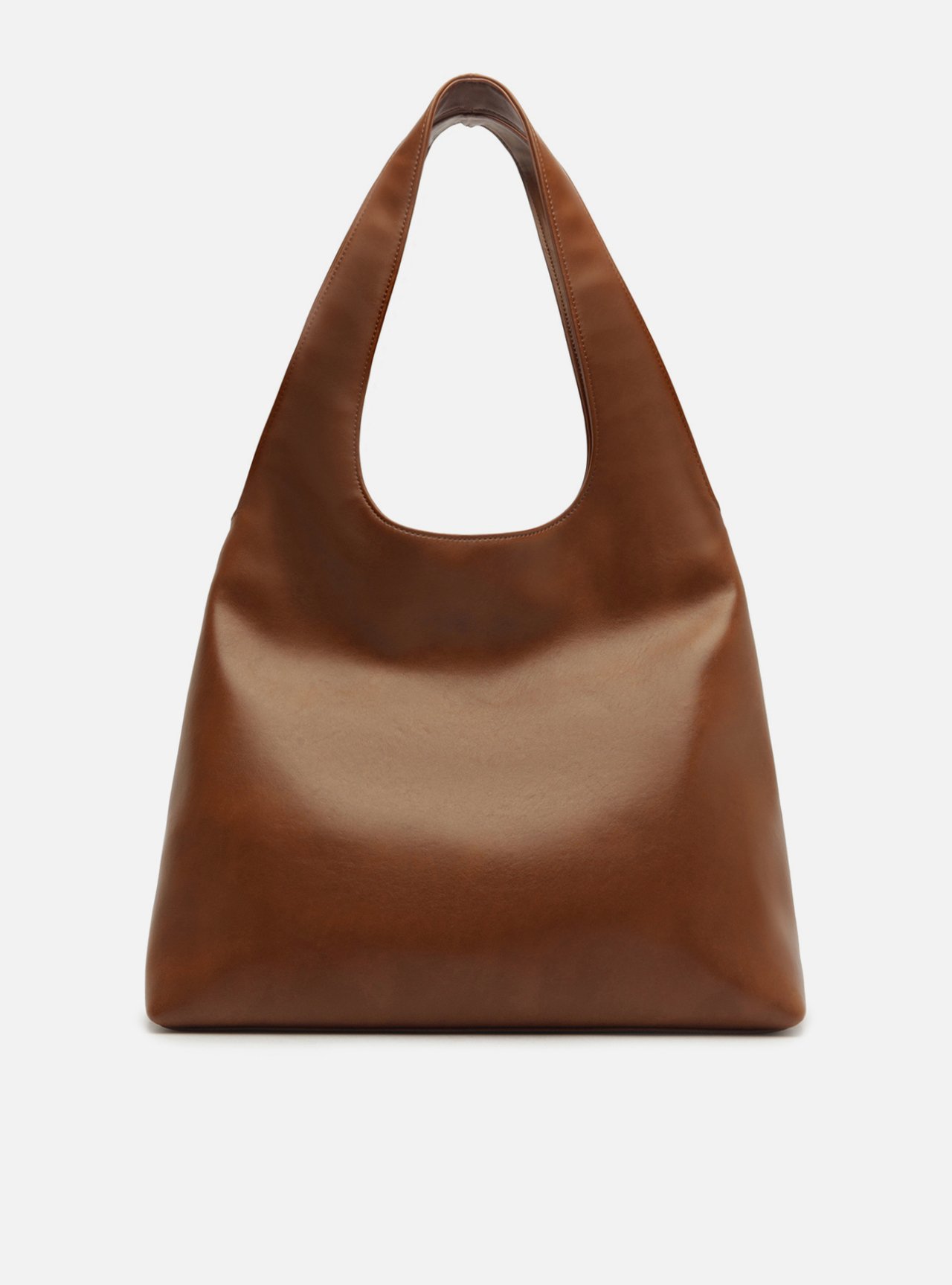 Bolsa Hobo Marrom Grande Fivelas — foto 3