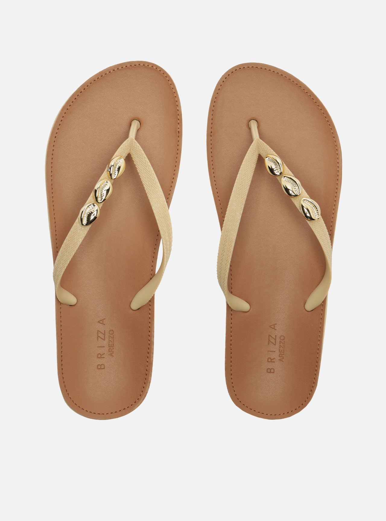 Chinelo de Dedo Off White Recouro Fit Búzios — foto 1