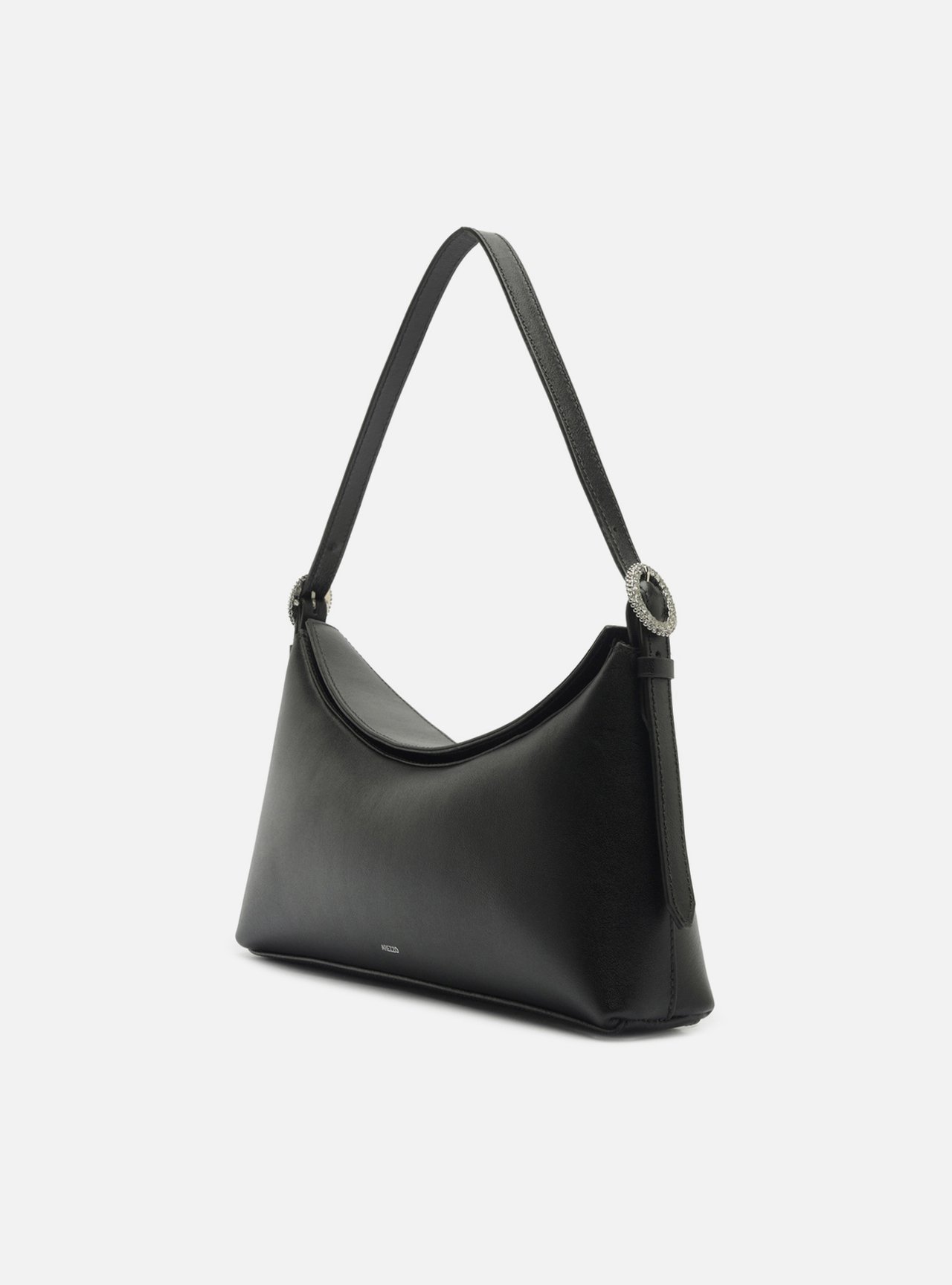 Bolsa Shoulder Preta Couro Grande Básica — foto 2