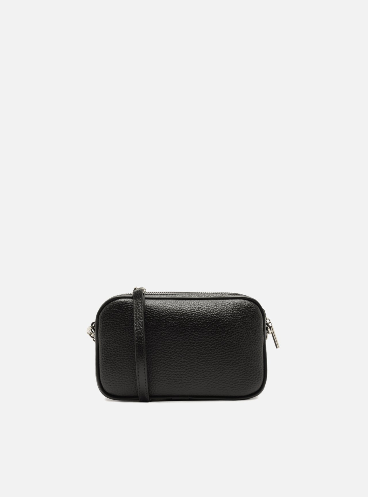 Bolsa Tiracolo Preta Pequena Corrente Basic — foto 3