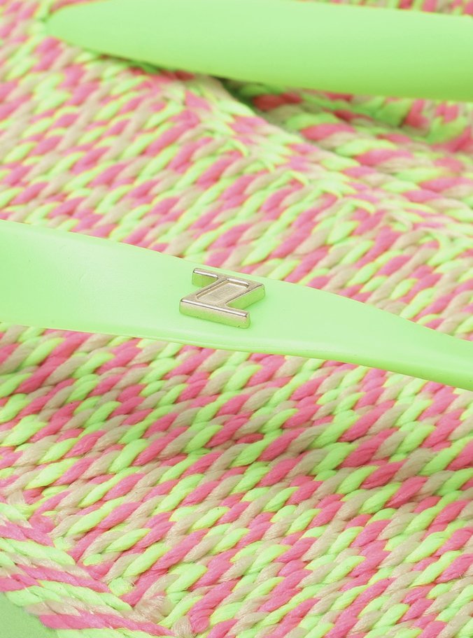 Chinelo de Dedo Verde Mint Fluo Brizza