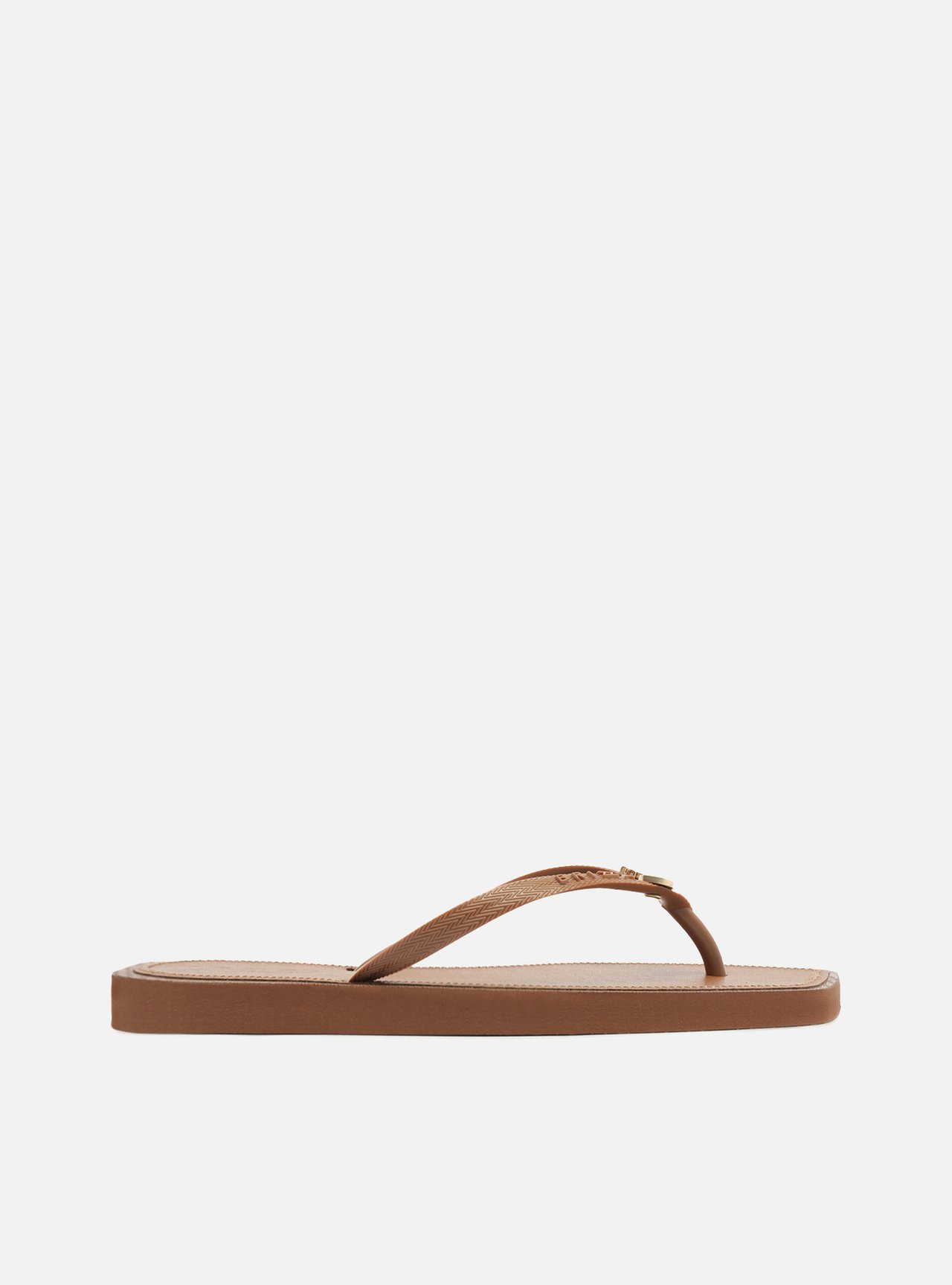 Chinelo Marrom Recouro Square Bacio Di Latte — foto 3