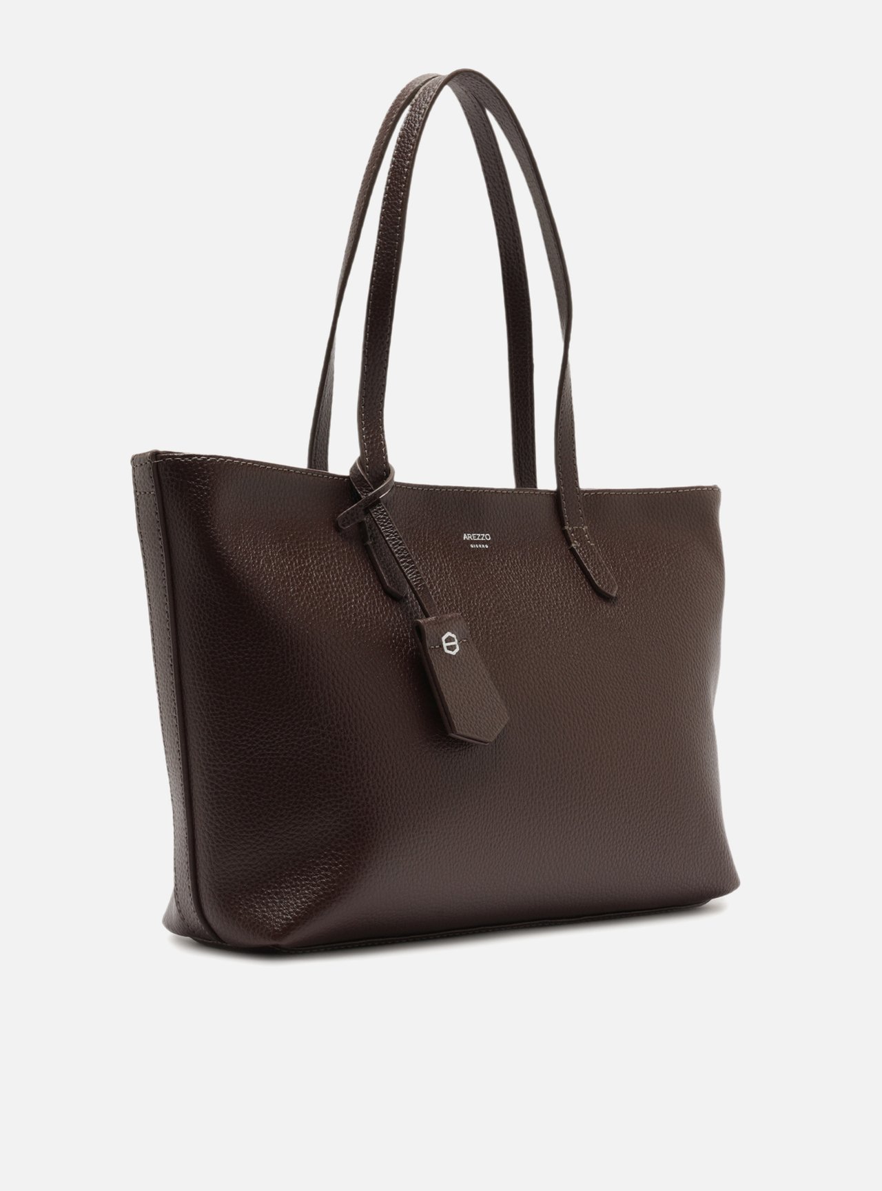 Bolsa Shopping Marrom Manu Grande — foto 5