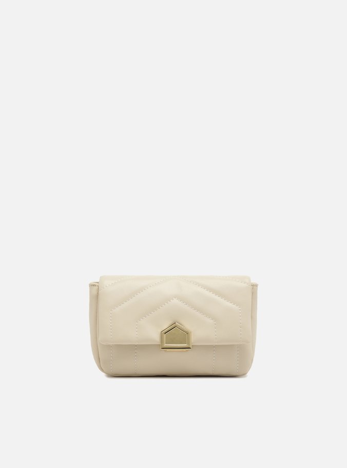 Bolsa Off-White Tiracolo Média Matelassê