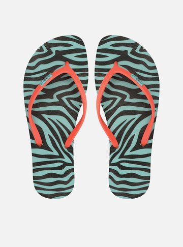 Chinelo de Dedo Multicolorido Estampa Brizza