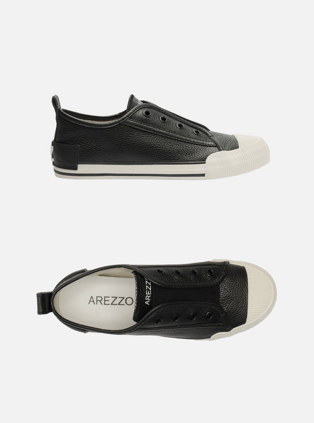 Tênis Slip On Preto Elástico — foto 6