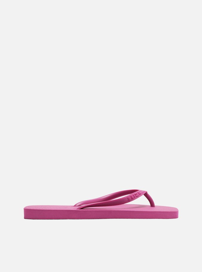 Chinelo de Dedo Roxo Bico Quadrado Tiras Brizza