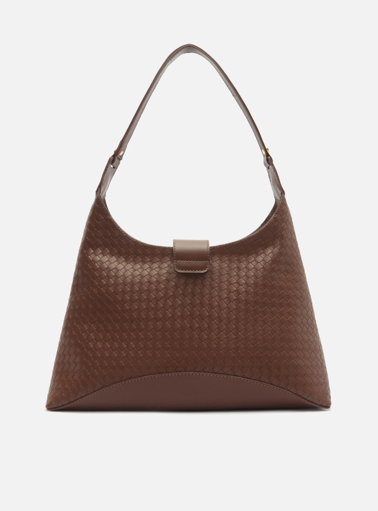Bolsa Hobo Preta Média Tressê — foto 3