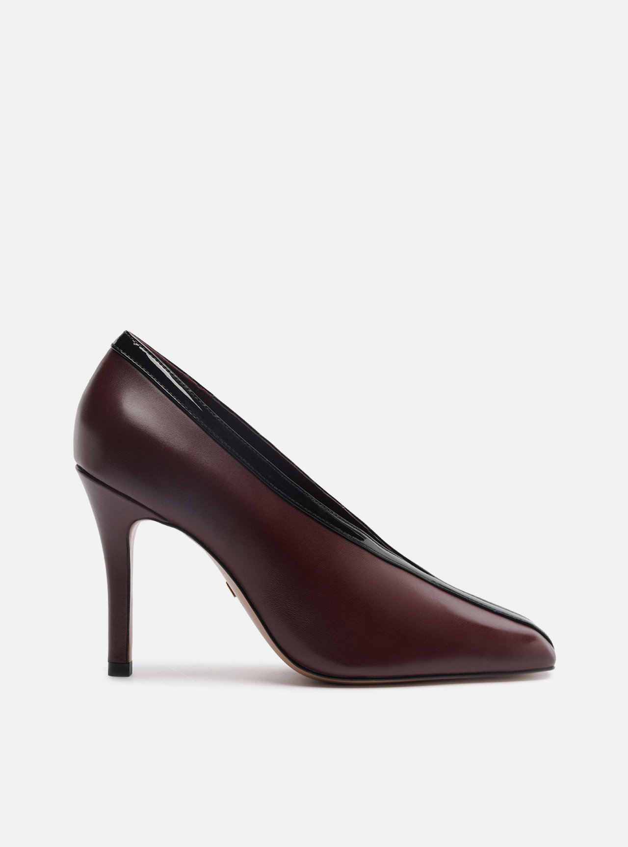 Scarpin Multicolorido Salto Fino Cap Toe — foto 2