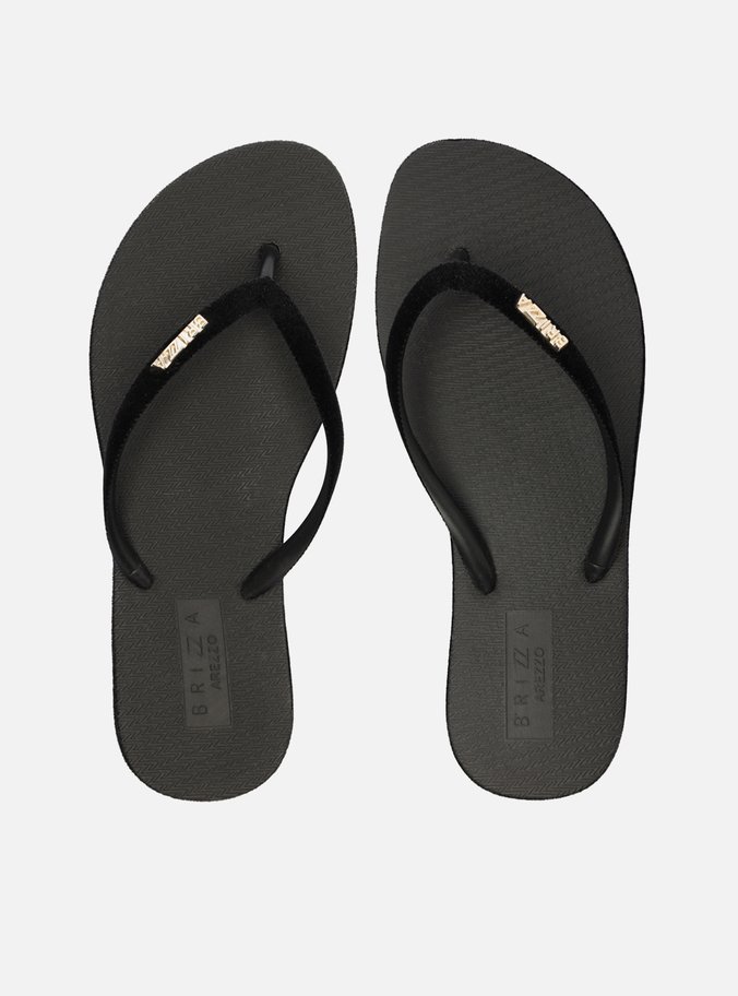 Chinelo de Dedo Preto Velvet Essential