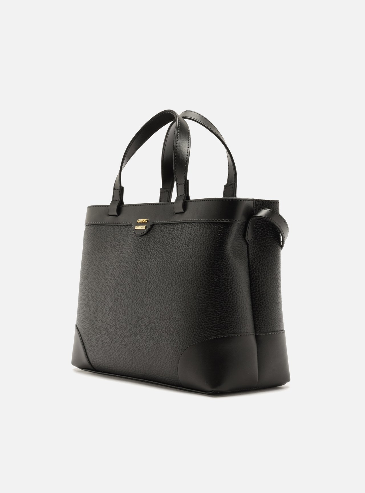 Bolsa Tote Preta Média Recortes — foto 2