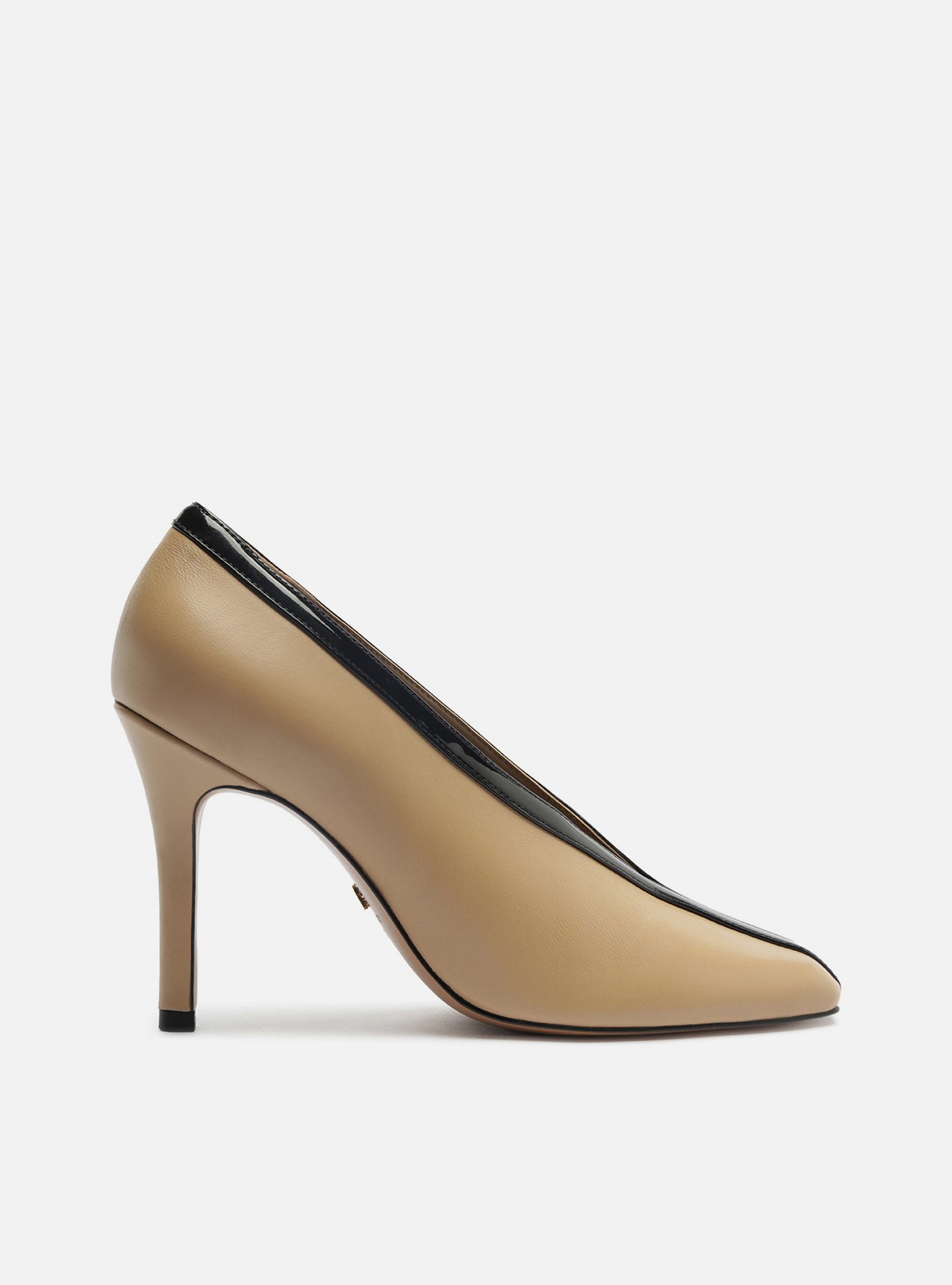 Scarpin Multicolorido Salto Fino Cap Toe — foto 2